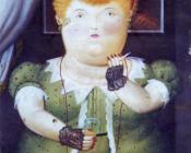 费尔南多博特罗 - Woman With A Red Bow